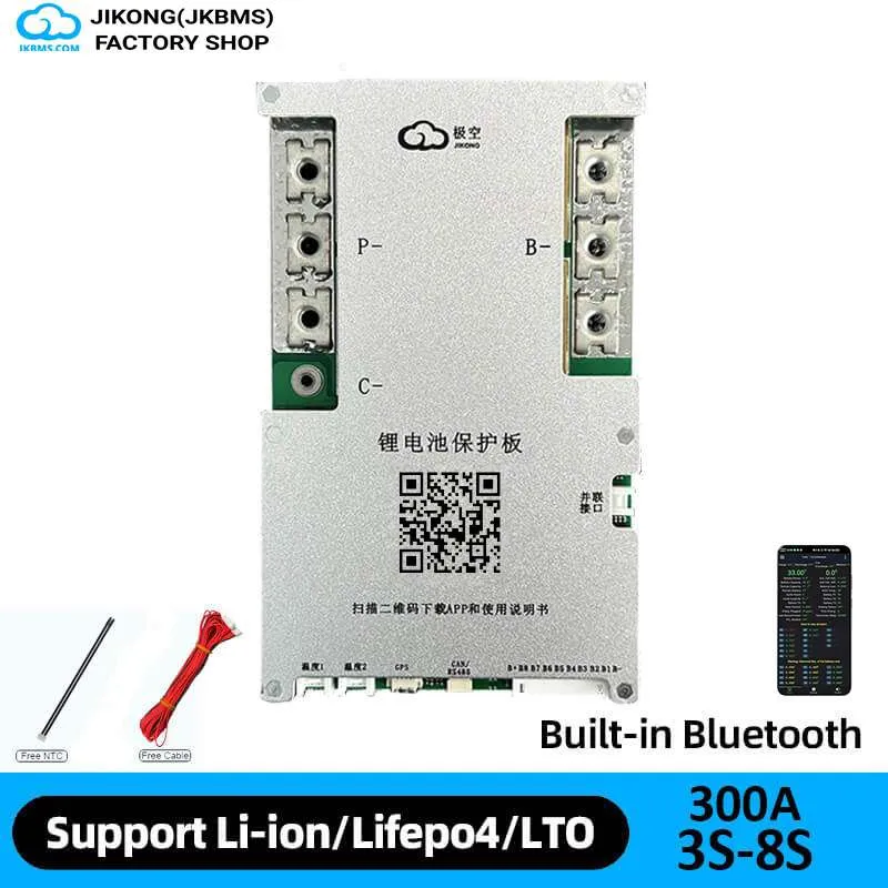 JKBMS JK-B2A8S30P Smart Active Balance BMS - official JKBMS JKBMS JK-B1A / B2A Series