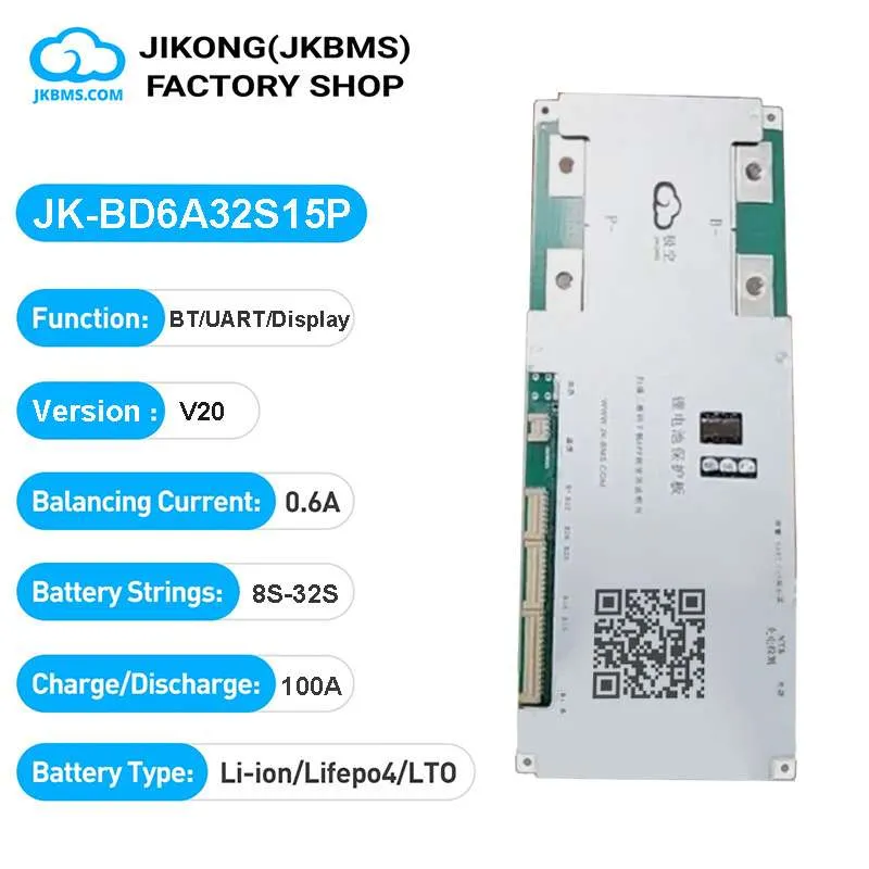 JK BMS V20 BD6A32S15P - official JKBMS JKBMS JK-BD Series