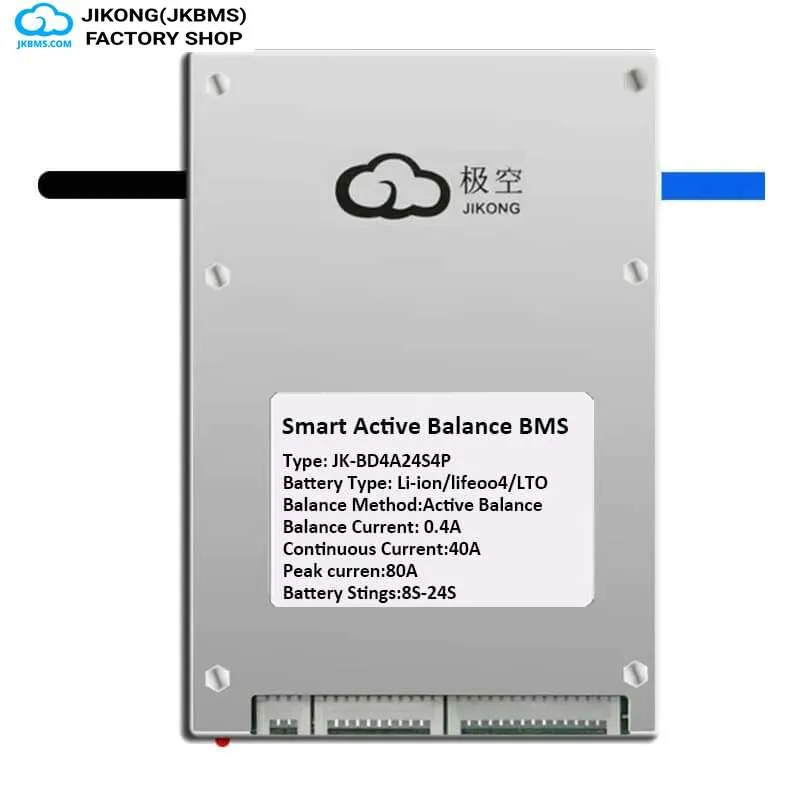 JKBMS JK-BD4A24S4P Smart Active Balance BMS - official JKBMS JKBMS JK-BD Series