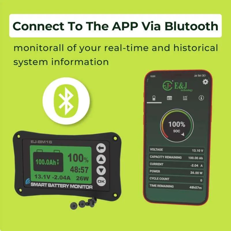 EJ-BM16-500A Smart Battery Monitor