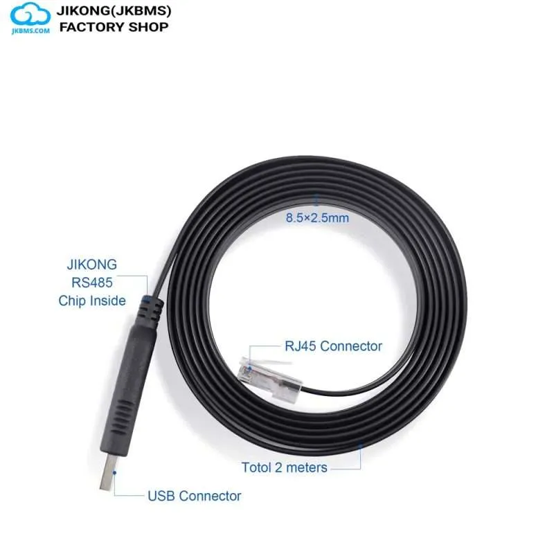 JIKONG BMS USB-RS485-RJ45 Cable