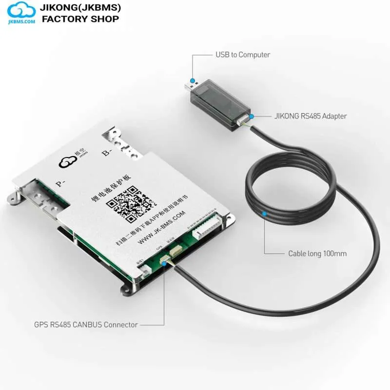 JIKONG BMS USB-TTL RS485 Cable - official JKBMS JKBMS Inverter Cables