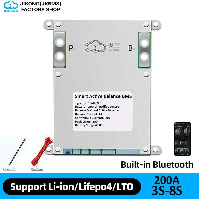 JKBMS JK-B1A8S20P Smart Active Balance BMS