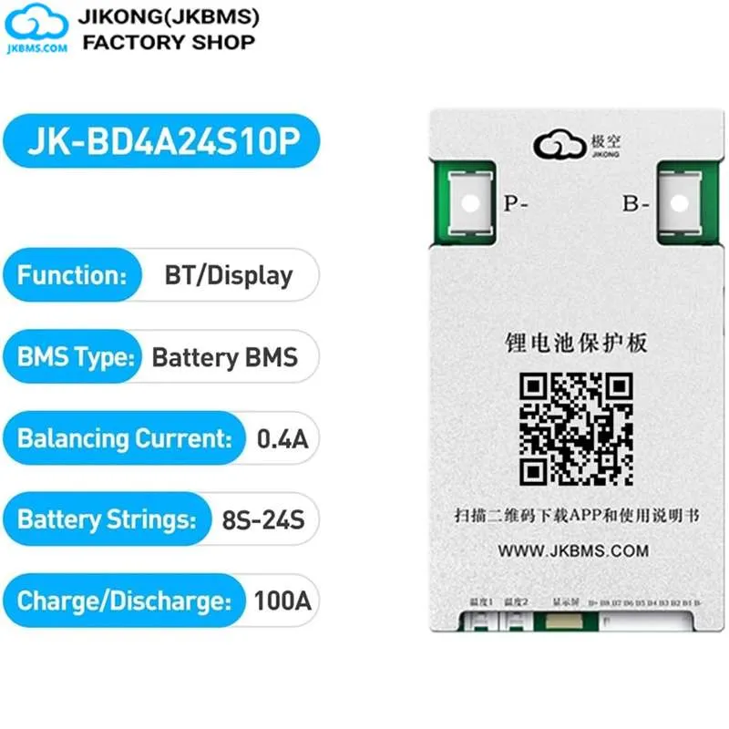 JKBMS JK-BD4A24S10P Smart Active Balance BMS