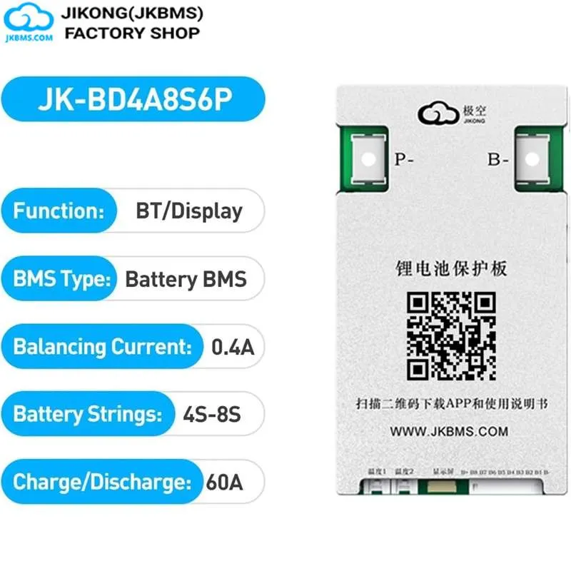 JKBMS JK-BD4A8S6P Smart Active Balance BMS