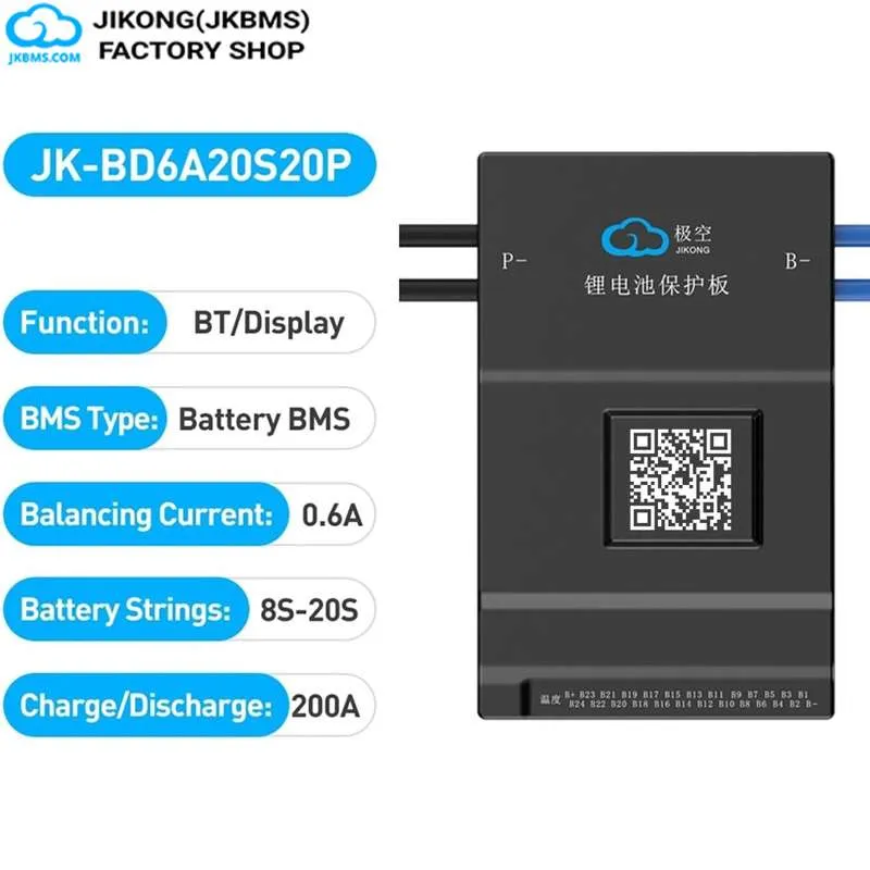 JKBMS JK-BD6A20S20P Smart Active Balance BMS - official JKBMS JKBMS JK-BD Series