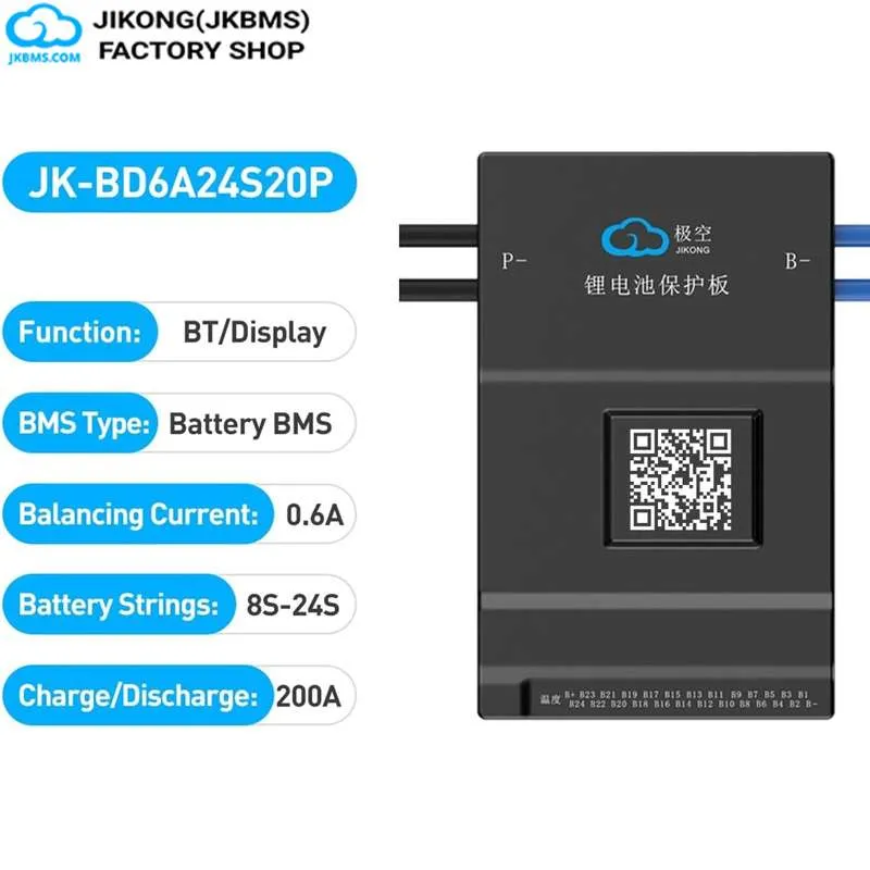 JKBMS JK-BD6A24S20P Smart Active Balance BMS - official JKBMS JKBMS JK-BD Series