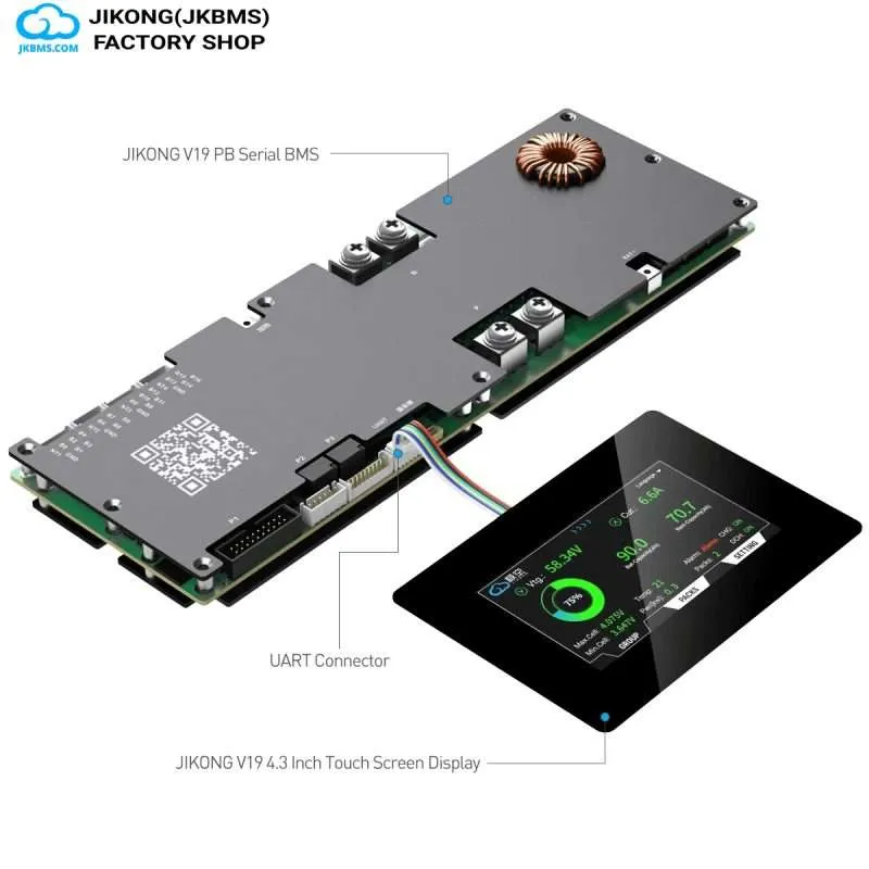 JKBMS V19 Version 4.3 LCD Display Adapter - official JKBMS JKBMS Accessories